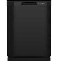 GE - Front Control Dishwasher with 60dBA - Black - Front_Zoom