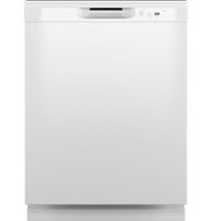 GE - Front Control Dishwasher with 60dBA - White - Front_Zoom