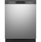 Front Zoom. GE - Front Control Dishwasher with 60dBA - Stainless Steel.