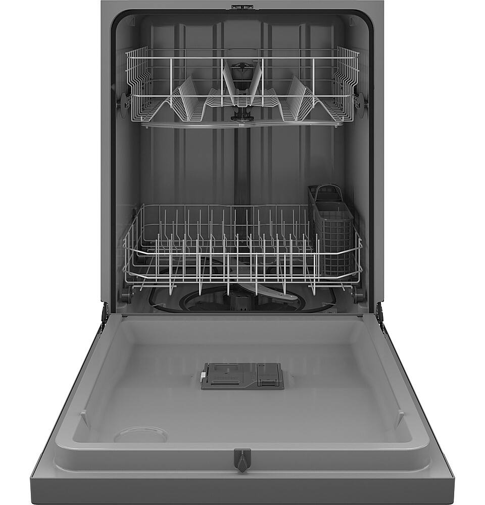 Alt View 11. GE - Front Control Dishwasher with 60dBA - Stainless Steel.
