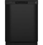 Front. Hotpoint - Front Control Dishwasher with 60dBA - Black.