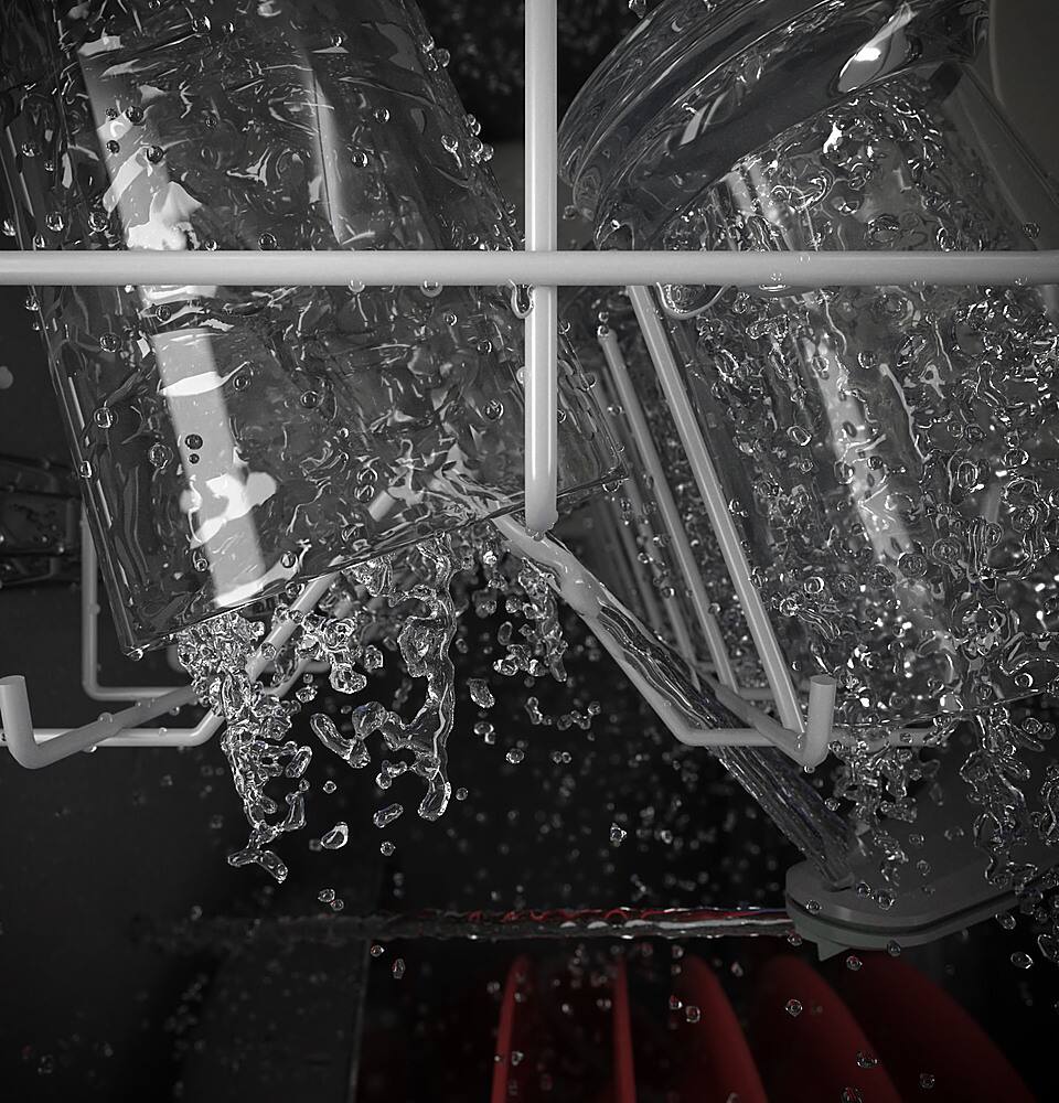 Alt View 21. Hotpoint - Front Control Dishwasher with 60dBA - Black.