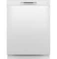 Hotpoint - 24" Front Control Built-In Plastic Tub Dishwasher with Water Leak Sensor and 60dBA - White