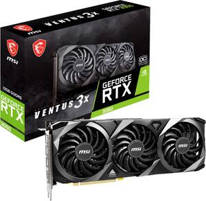 MSI NVIDIA GeForce RTX 3060 Ventus 3X 12G OC 12GB GDDR6 PCI