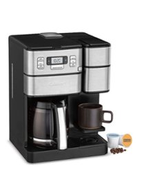 Cuisinart - Coffee Center Grind & Brew Plus 12-Cup Coffee Maker with Carafe and Single Serve Brewer - Black Stainless Steel - Alt_View_Zoom_11