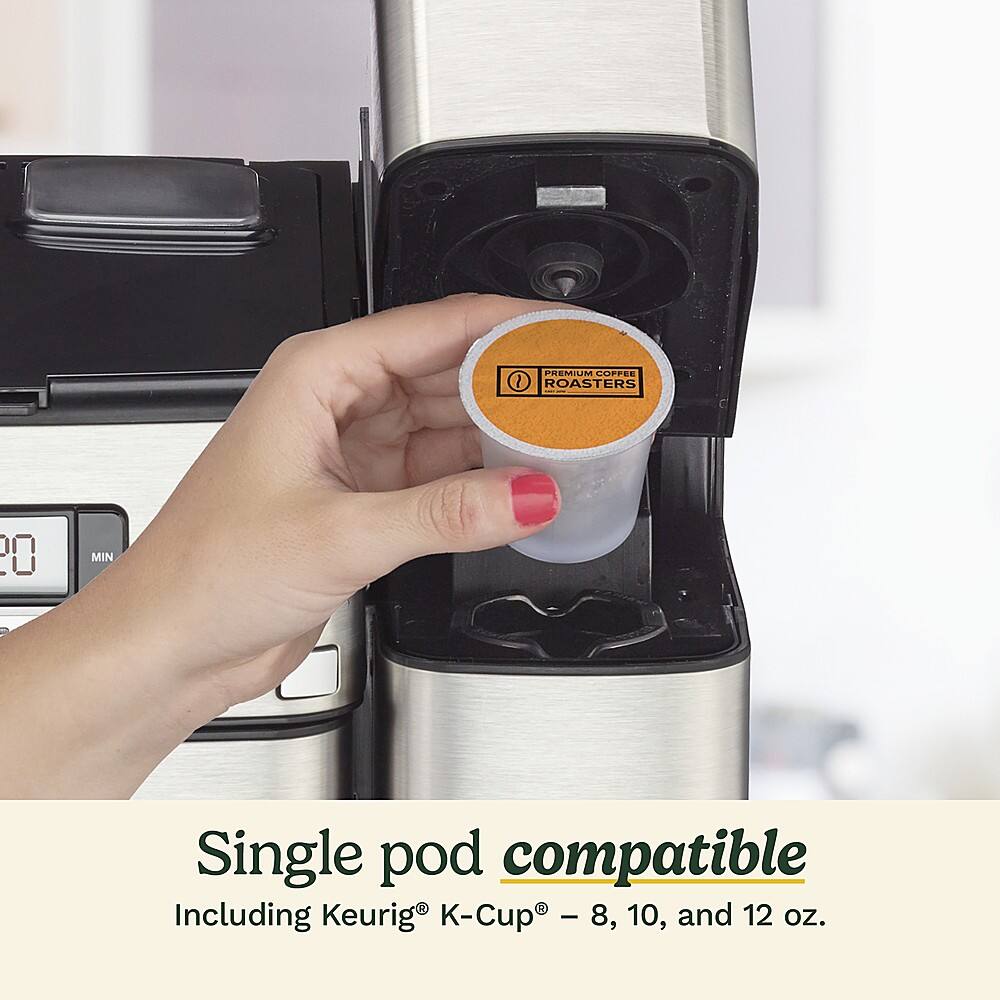 Premium Coffee ~ Roasters 20 Min Single pod compatible Including Keurig K-Cup - 8, 10, and 12 oz.