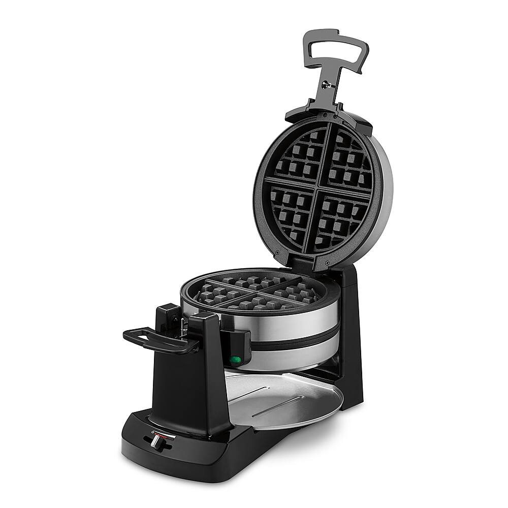 Alt View 14. Cuisinart - Double Flip Belgian Waffle Maker - Stainless Steel & Black.