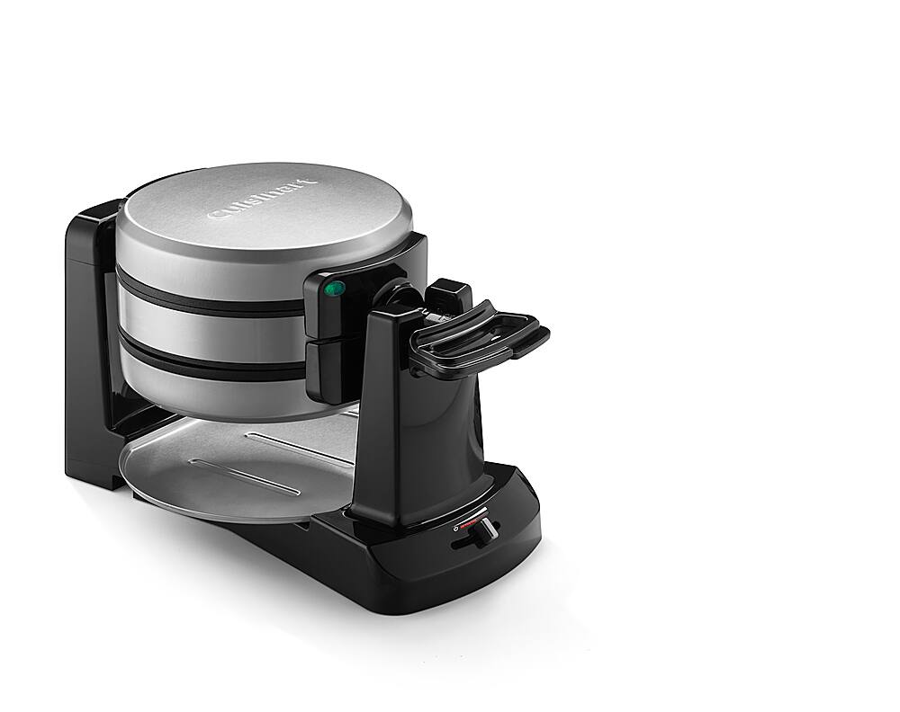 Alt View 15. Cuisinart - Double Flip Belgian Waffle Maker - Stainless Steel & Black.