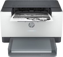 HP - LaserJet M209dwe Wireless Black-and-White Laser Printer with 6 months of Toner through HP+ - White & Slate - Front_Zoom