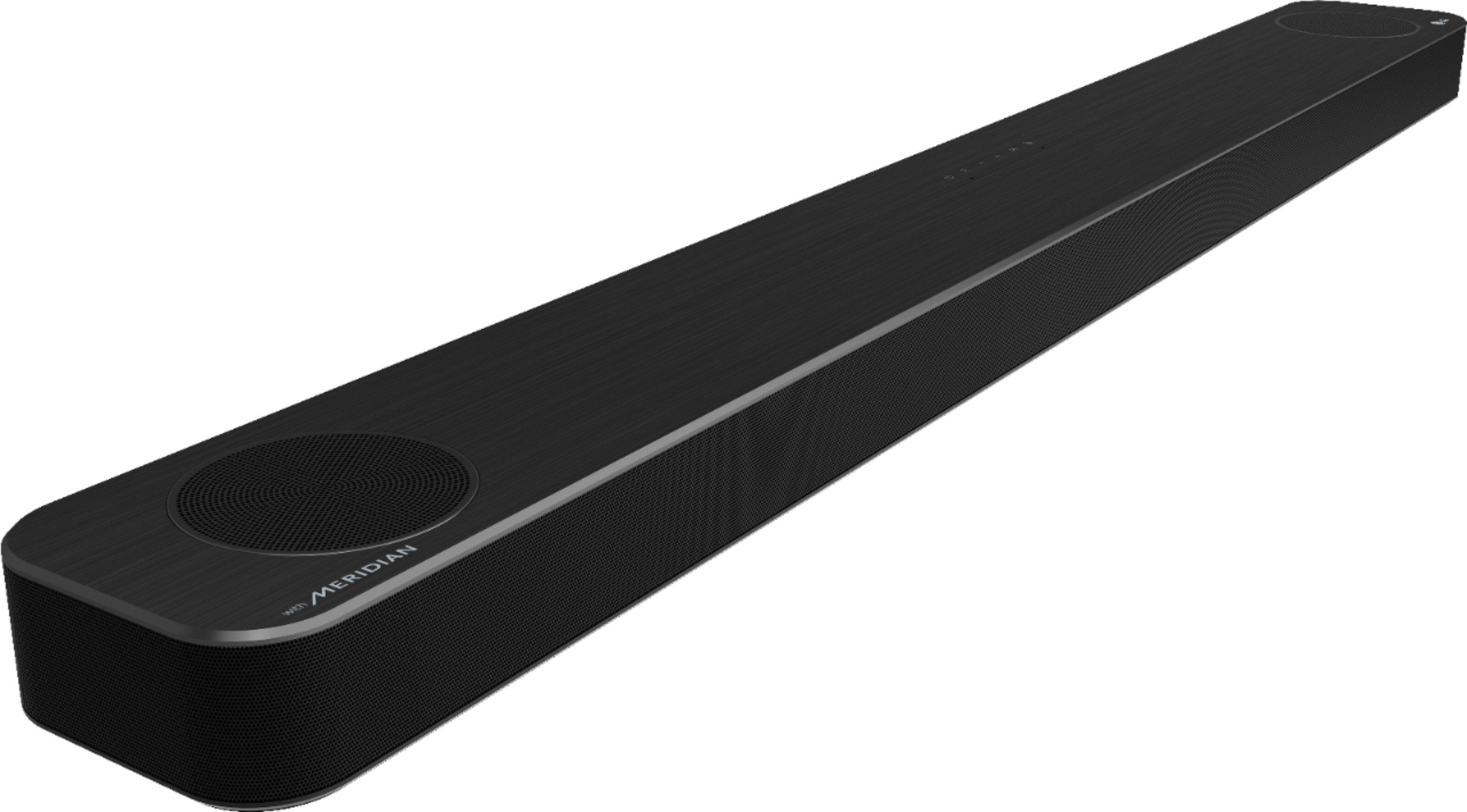 Left. LG - 3.1.2 Channel Soundbar with Dolby Atmos - Black.