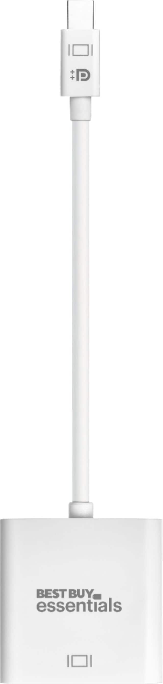 Alt View 14. Best Buy essentials™ - Mini DisplayPort-to-VGA Adapter - White.