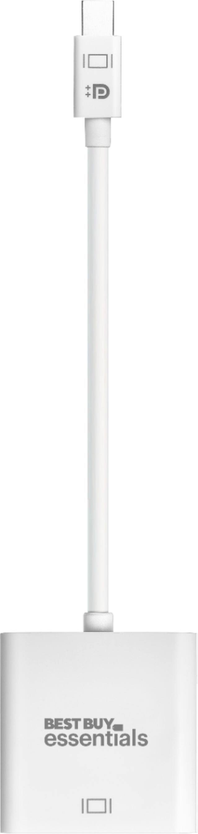 Alt View 14. Best Buy essentials™ - Mini DisplayPort-to-VGA Adapter - White.