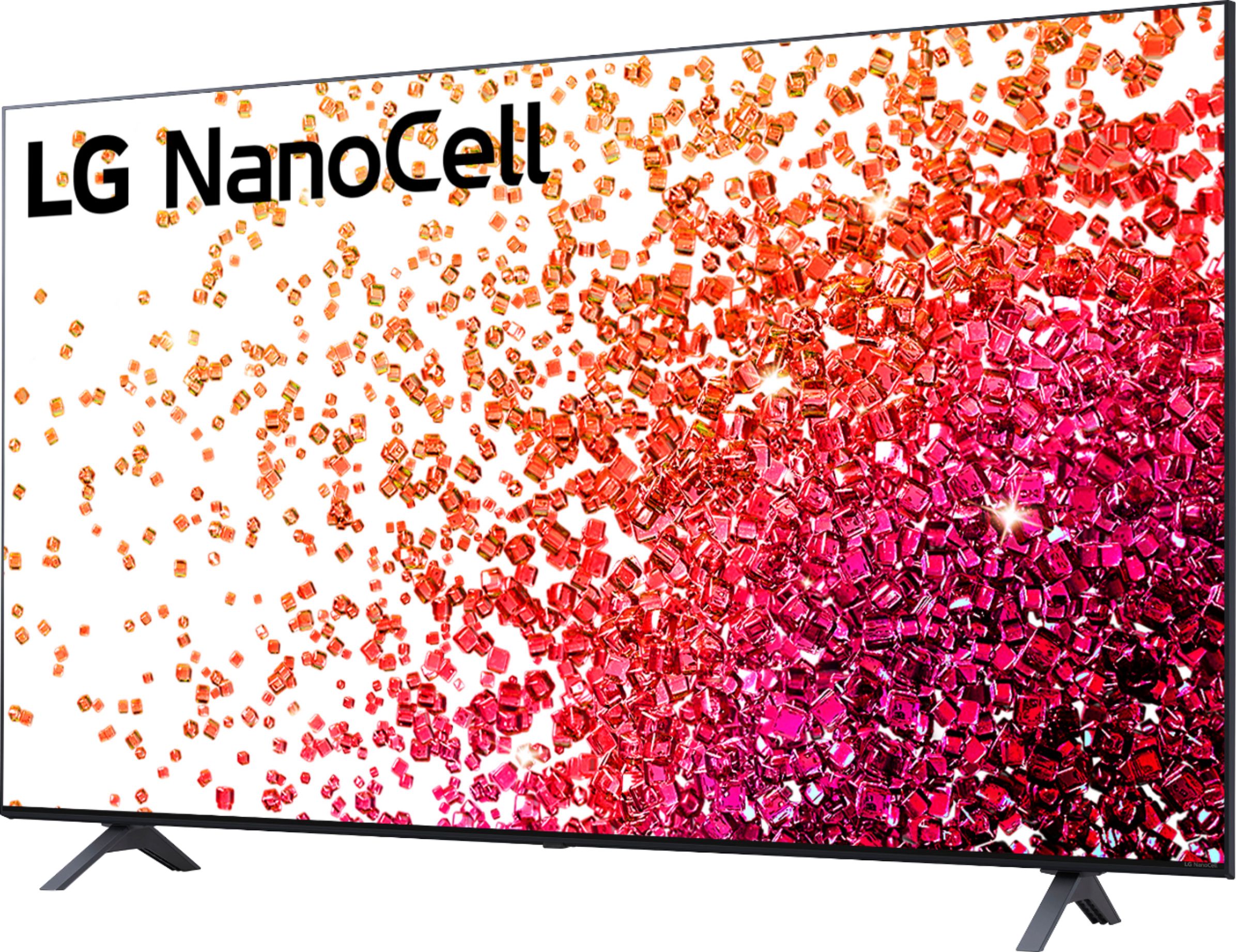 Left View: LG - 65" Class NanoCell 75 Series LED 4K UHD Smart webOS TV