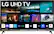 Alt View 20. LG - 75" Class UP7070 Series LED 4K UHD Smart webOS TV - Black.