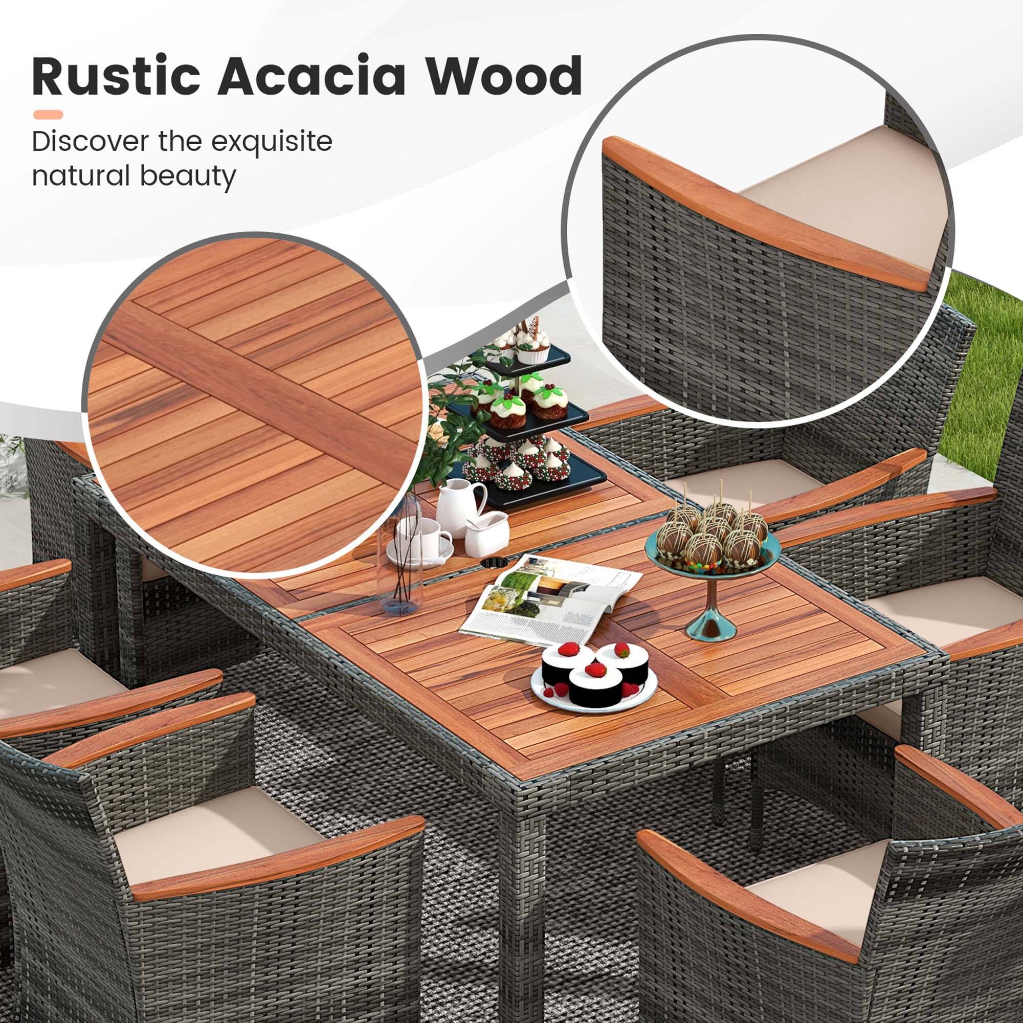Rustic Acacia Wood
Discover the exquisite natural beauty