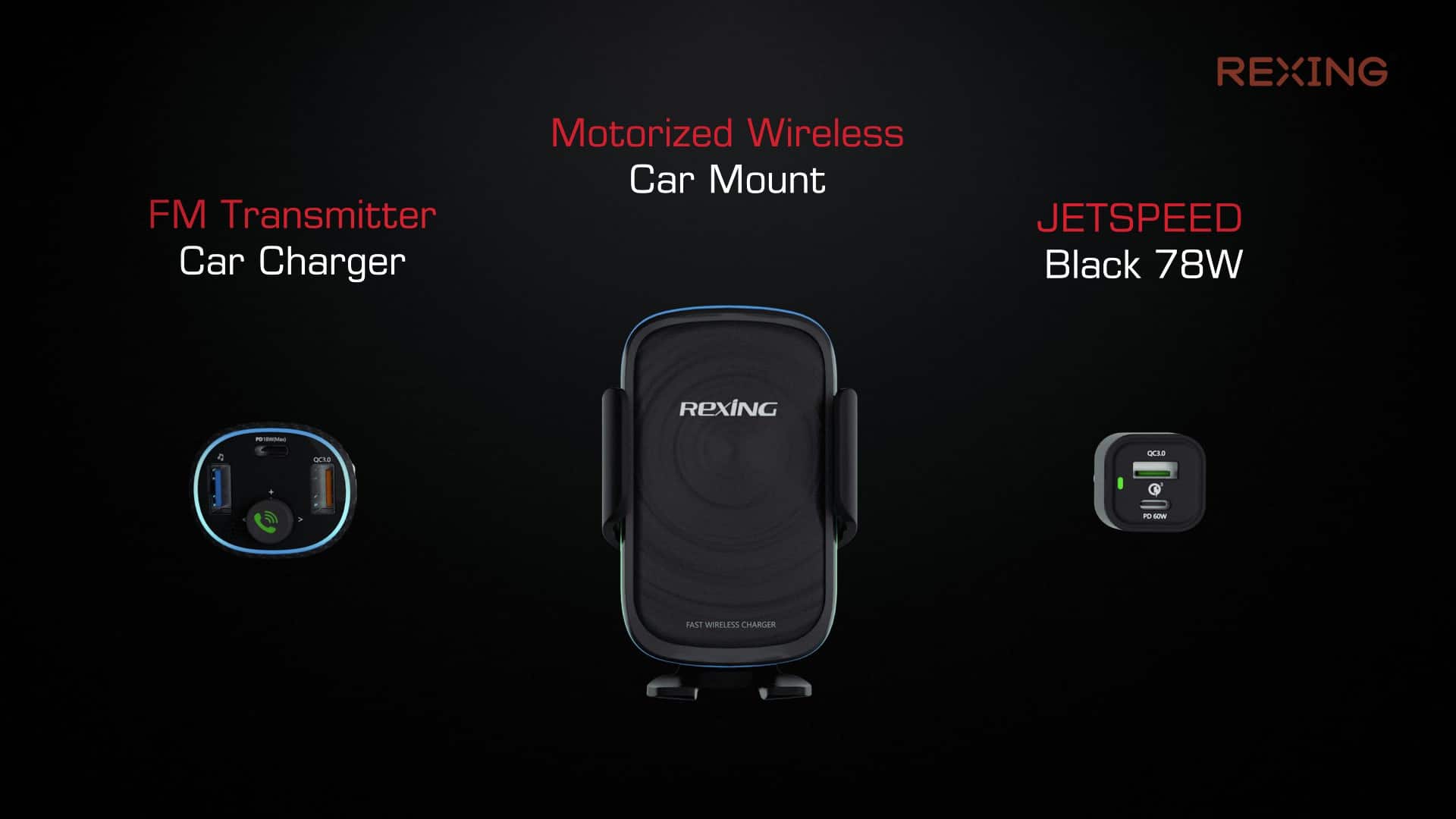 Rexing FM3 Car Wireless FM Transmitter Black BBYC73 Best Buy