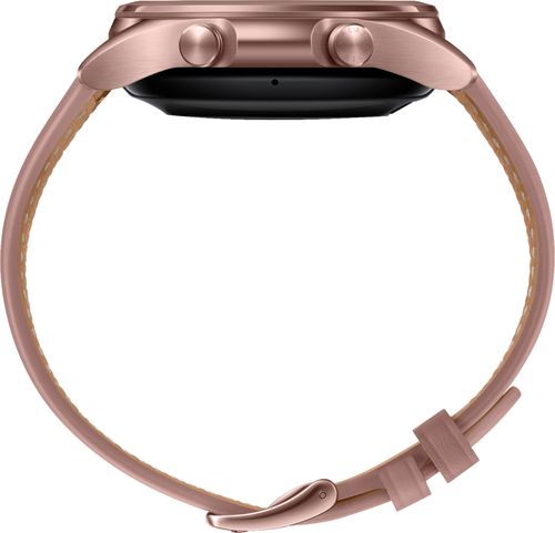 Samsung - Geek Squad Certified Refurbished Galaxy Watch3 Smartwatch 41mm Stainless Steel - Mystic Bronze