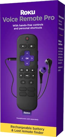 Philips Roku Replacement TV Remote Control in Black SRP6120R/27 - The Home  Depot