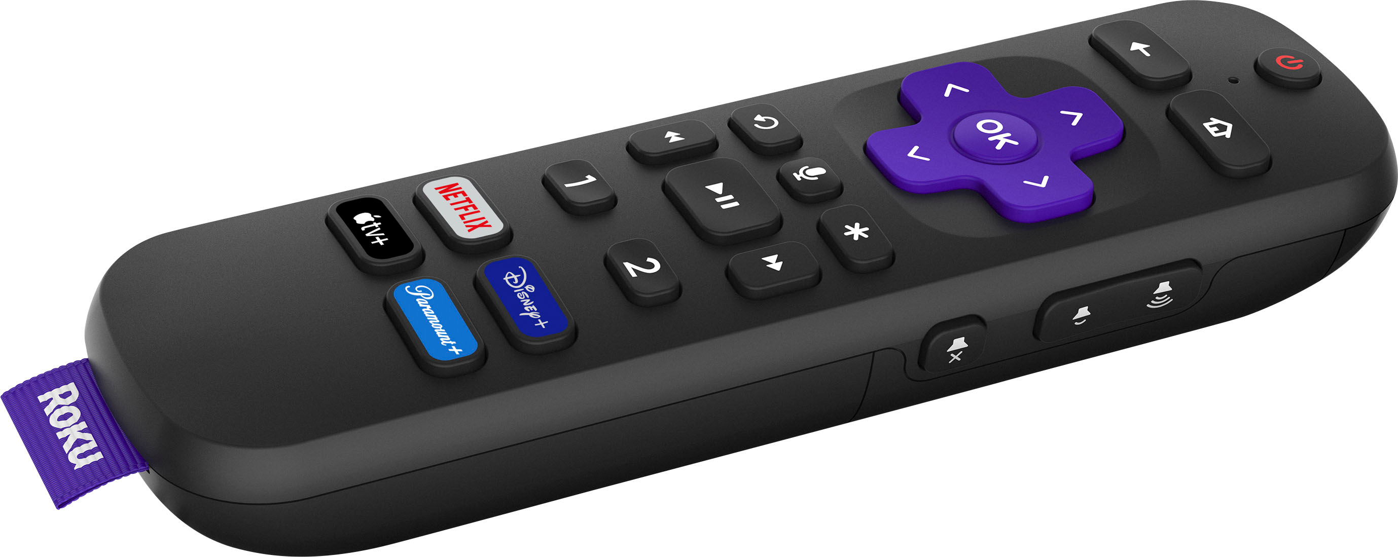 Voice Remote – Rechargeable Remote with TV Controls Roku Players, Roku TV, and Streambars Black RCS01R - Best Buy