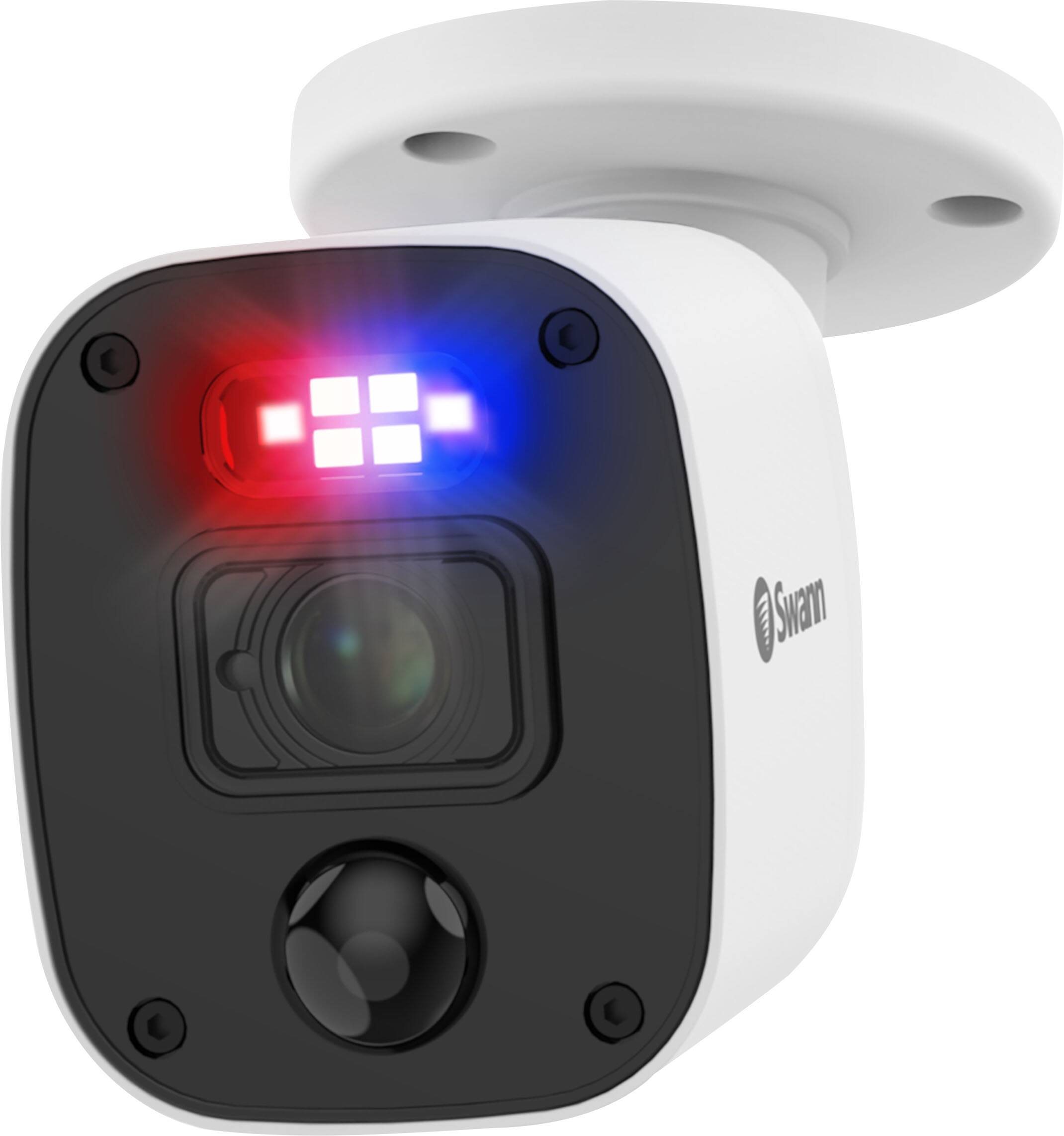 Alt View 14. Swann - Professional 8-Channel, 4-Camera Indoor/Outdoor Wired 1080p 1TB DVR Home Security Camera System - White.