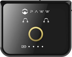Paww - WaveCast Bluetooth Transmitter - BLACK - Front_Zoom