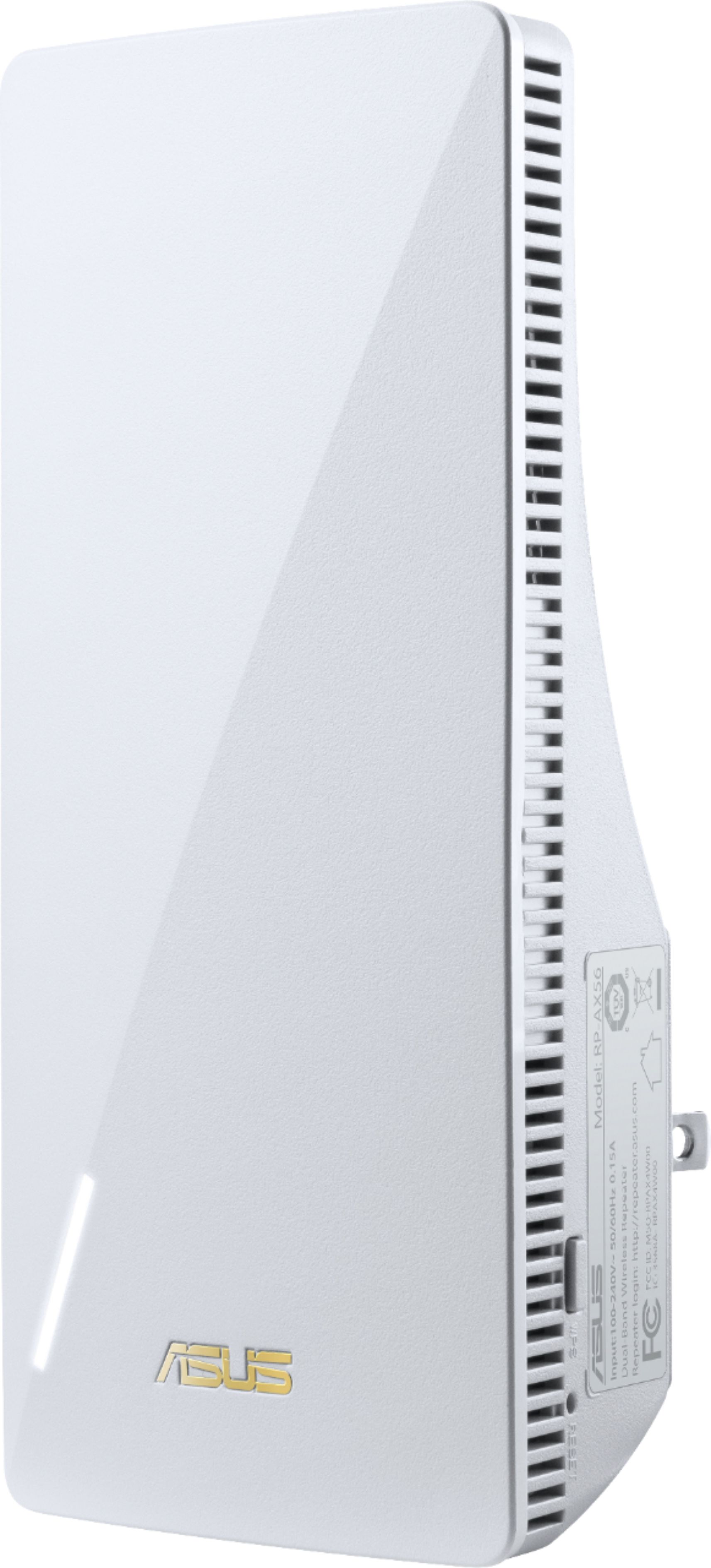 Angle View: ASUS - AX1800 Dual-Band Wi-Fi 6 Range Extender