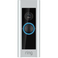 Ring Smart WiFi Wired Video Doorbell Pro (Satin Nickel, 2021)