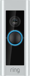 Ring - Video Doorbell Pro Smart Wi-Fi - Wired - Satin Nickel - Front_Zoom