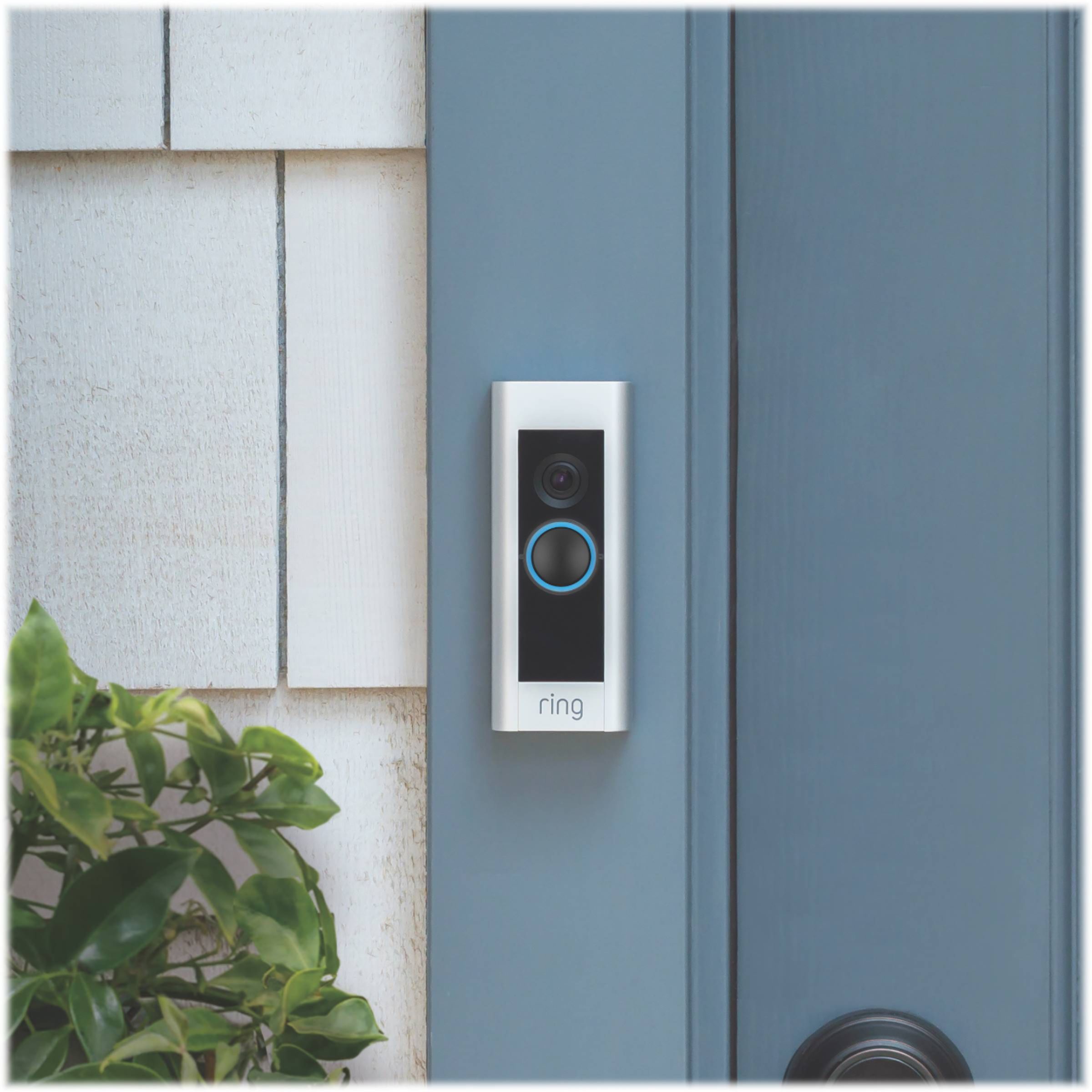 Ring Video Doorbell Pro Satin Nickel Includes 4 Faceplates 8VR1P6-0EN0 
