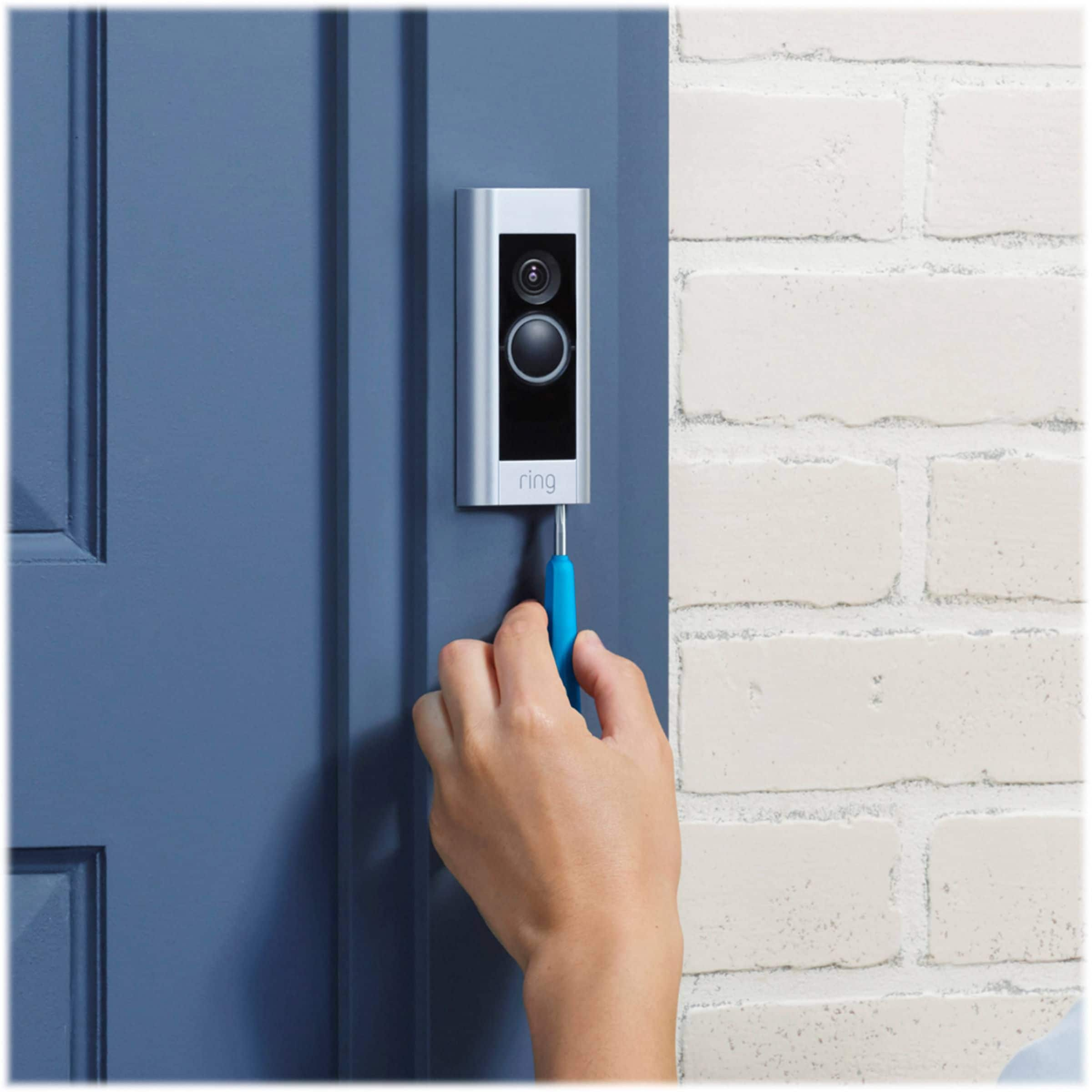 Ring Video Doorbell Pro Smart Wi-Fi in Satin Nickel