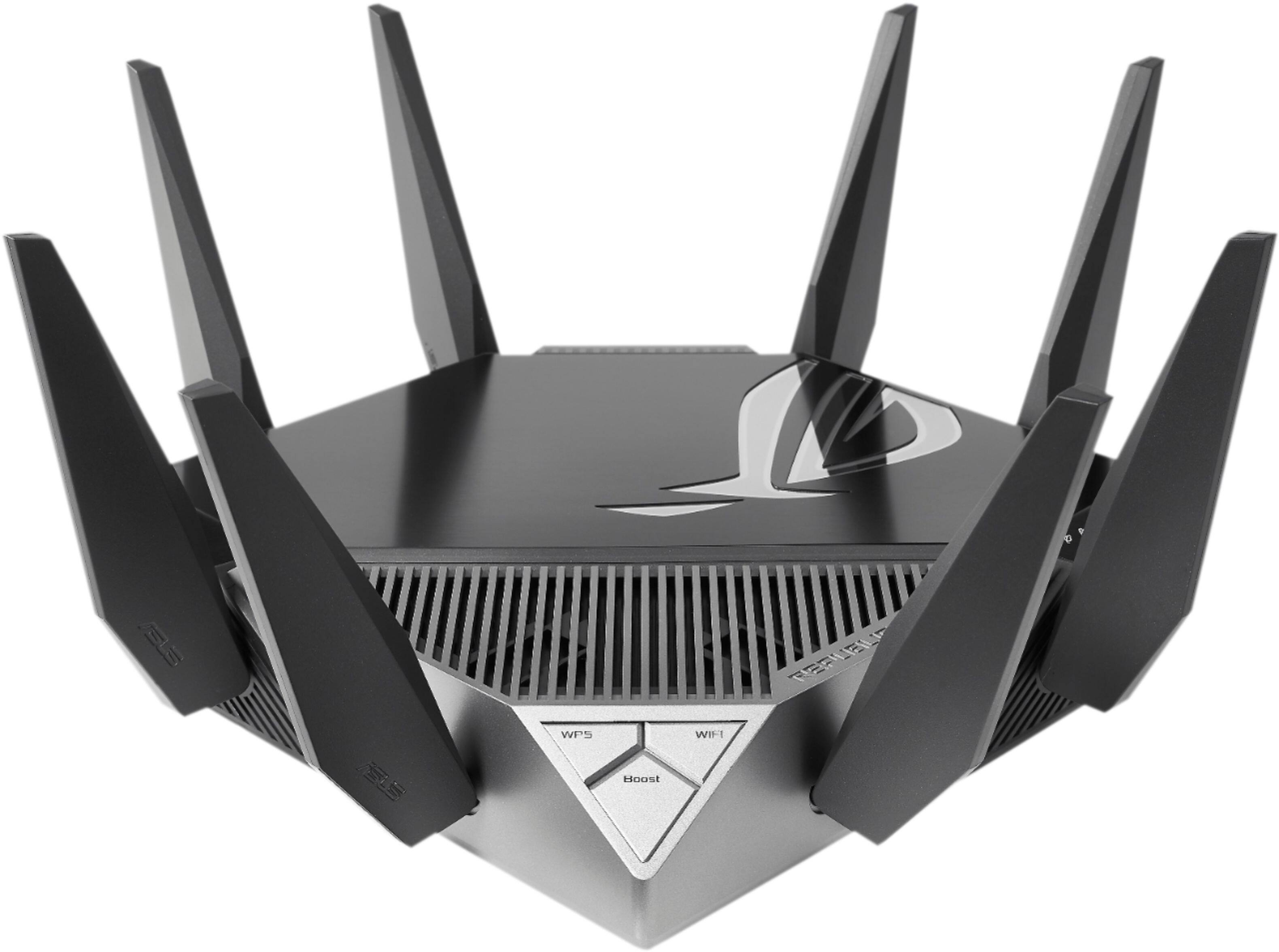 Alt View 15. ASUS - GT-AXE11000 Tri-band WiFi 6E (802.11ax) Gaming Router - Black.