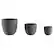 Alt View 16. Nature Spring - Nature Spring 3PC Fiber Clay Planter Pots - Gray.