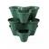 Alt View 16. Nature Spring - Nature Spring 3-Tier Stacking Planter Tower - Hunter Greeen.