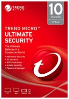 Trend Micro - Ultimate Security Antivirus Internet Security Software + VPN + Darkweb Monitoring (10-Device) (1-Year Subscription) - Windows, Mac OS, Android, Apple iOS [Digital] - Front_Zoom