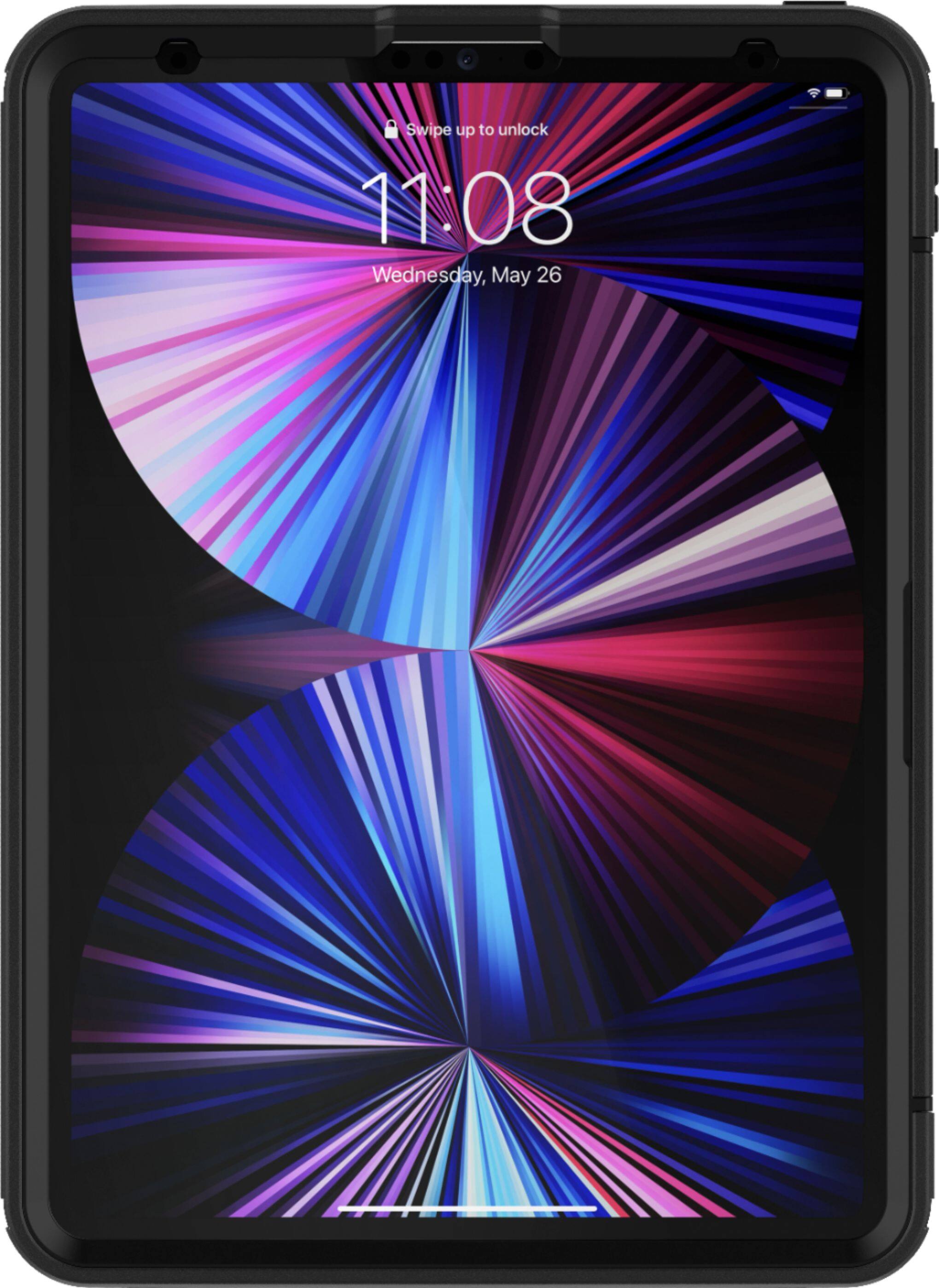 Angle. OtterBox - Defender Series Pro for Apple® iPad® Pro 11" (4th gen, 3rd gen, 2nd gen, and 1st gen) - Black.