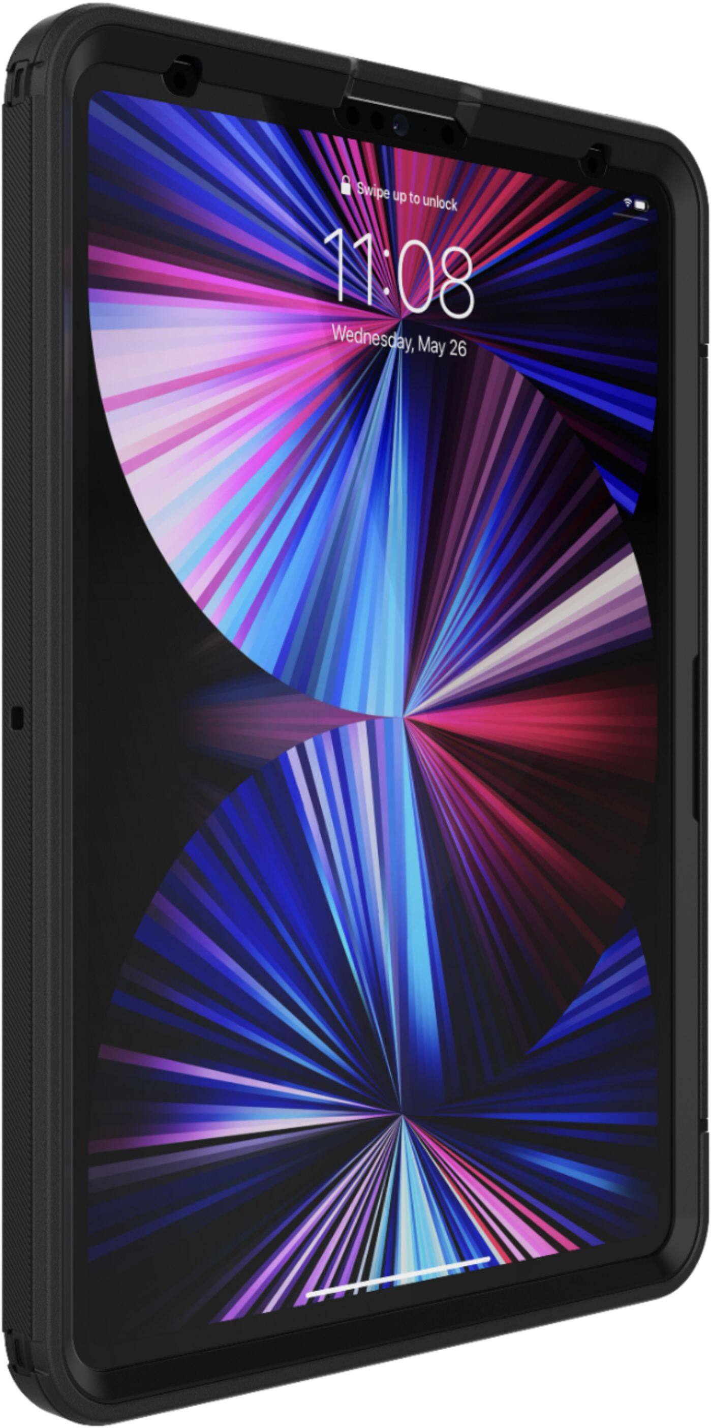 Alt View 14. OtterBox - Defender Series Pro for Apple® iPad® Pro 11" (4th gen, 3rd gen, 2nd gen, and 1st gen) - Black.