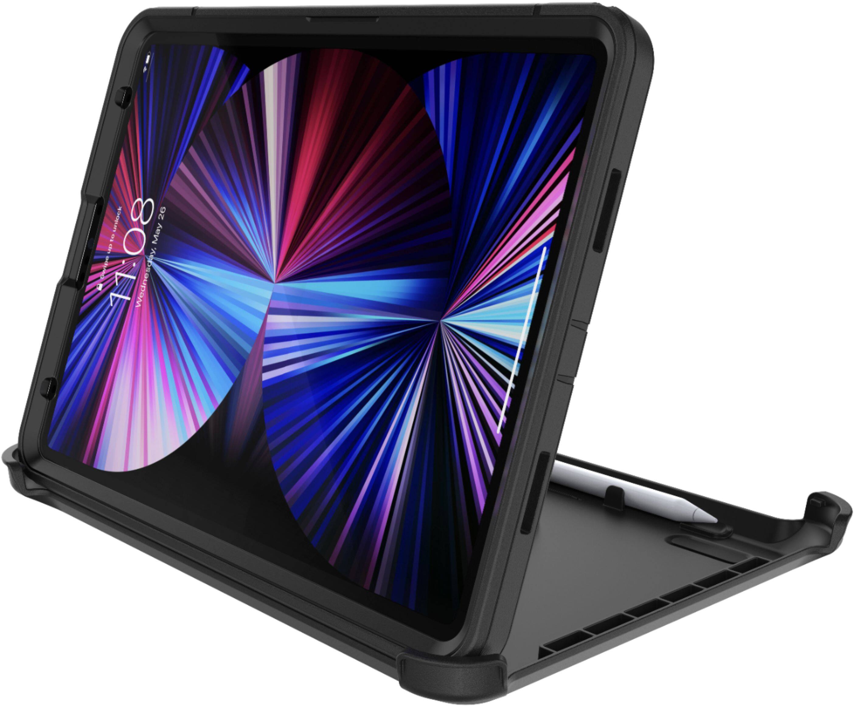 Alt View 16. OtterBox - Defender Series Pro for Apple® iPad® Pro 11" (4th gen, 3rd gen, 2nd gen, and 1st gen) - Black.