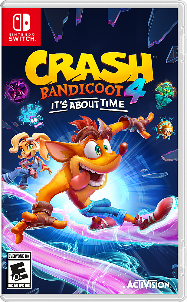 Photos - Game Activision Crash Bandicoot 4: It’s About Time - Nintendo Switch 78554US 
