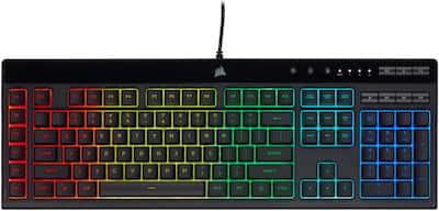 CORSAIR K55 RGB Pro Full size Wired Dome Membrane Gaming Keyboard CORSAIR K55 RGB Pro Full size Wired Dome Membrane Gaming Keyboard