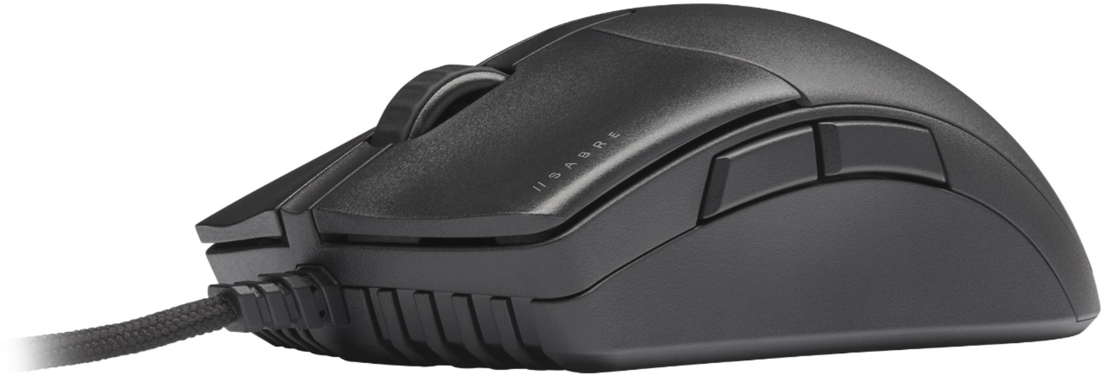 Left View: Arozzi - Favo Light Weight Gaming Mouse - Black