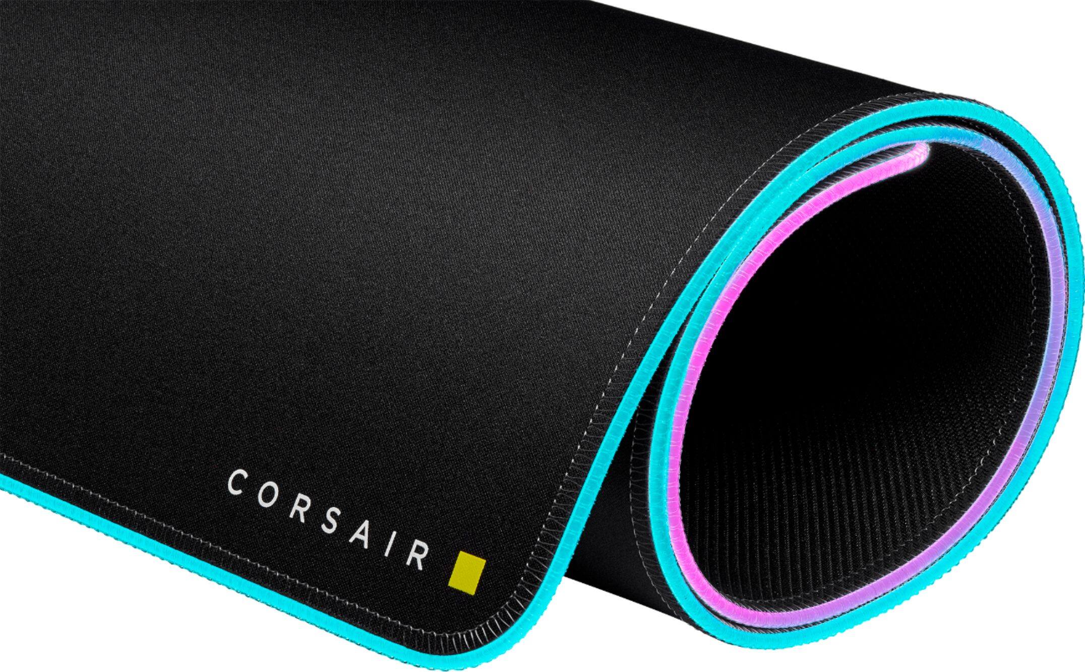Alt View 21. CORSAIR - MM700 RGB Extended Cloth Gaming Mouse Pad - Black.