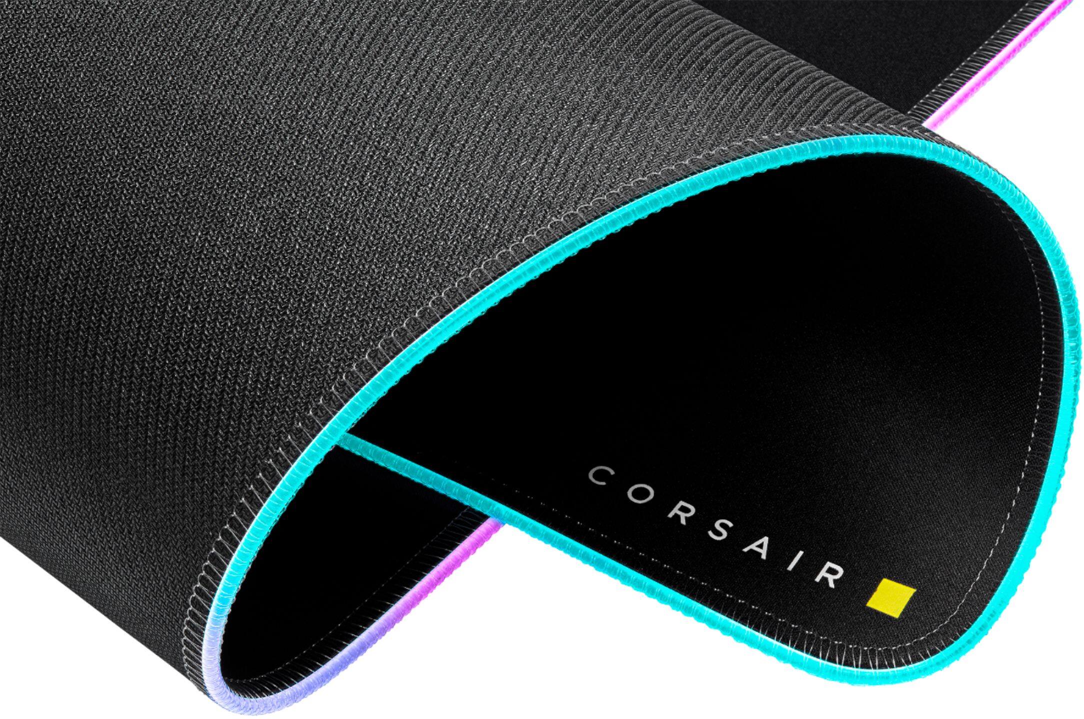 Alt View 22. CORSAIR - MM700 RGB Extended Cloth Gaming Mouse Pad - Black.