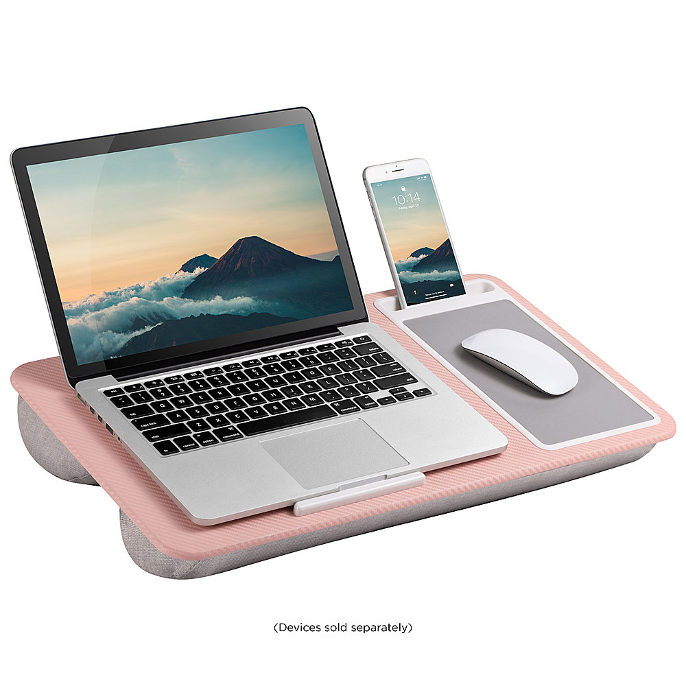 LapGear - Home Office Lap Desk for 15.6" Laptop - Pink Blush