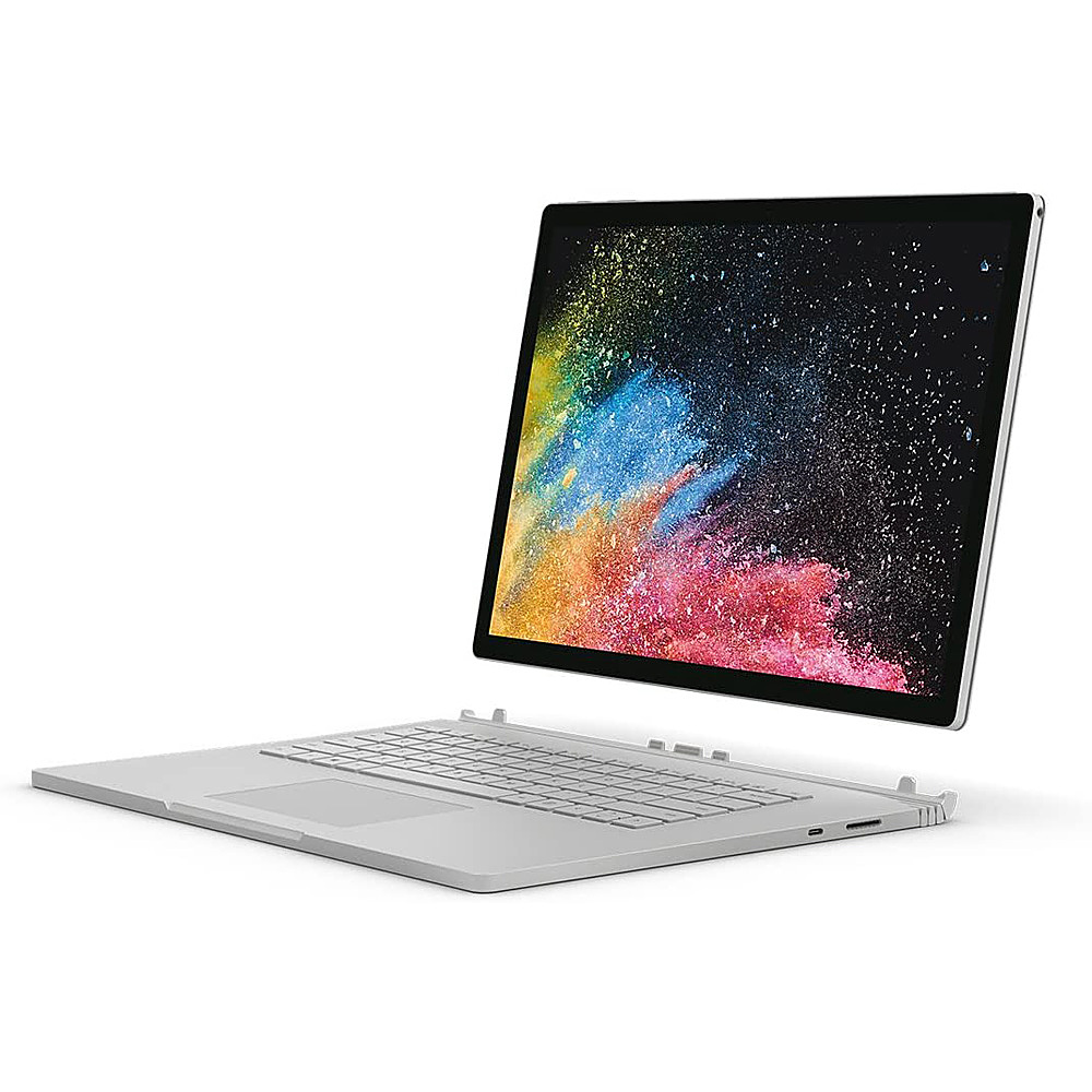 Left View: Microsoft - Geek Squad Certified Refurbished Surface Laptop 3 - 15" Touch-Screen - AMD Ryzen 5 - 16GB Memory - 256GB SSD - Platinum