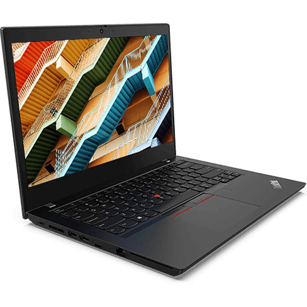 Left View: Lenovo - ThinkPad L14 14.0" Laptop -  Intel Core i5-10210U - 16GB Memory - 512GB Solid State Drive