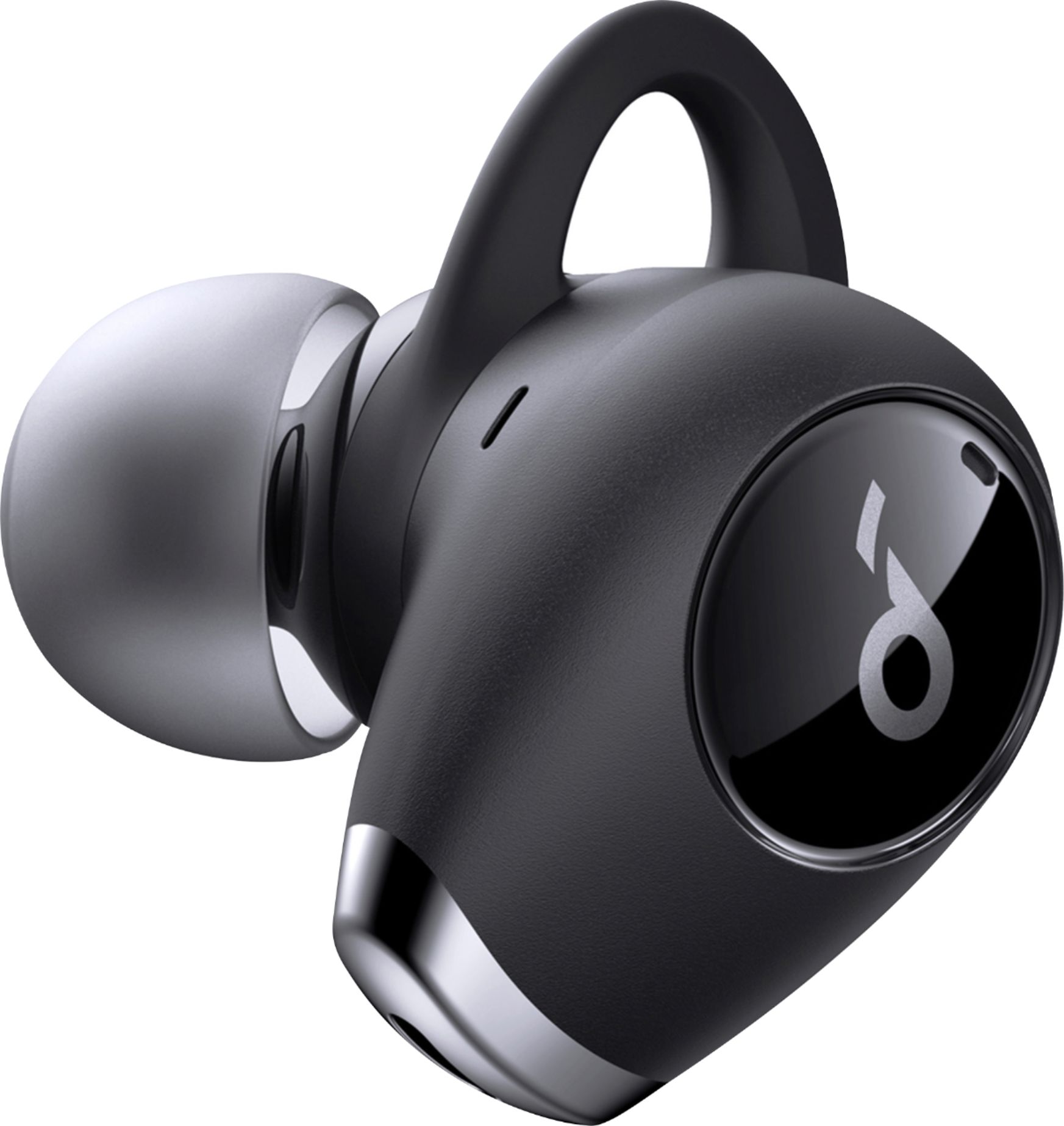 Angle View: Soundcore - by Anker Life Dot 2 XR True Wireless Noise Cancelling In-Ear Headphones - Gray
