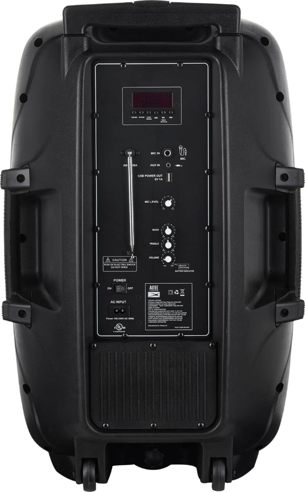 Alt View 13. Altec Lansing - SoundRover Wireless Tailgate Speaker - Black.