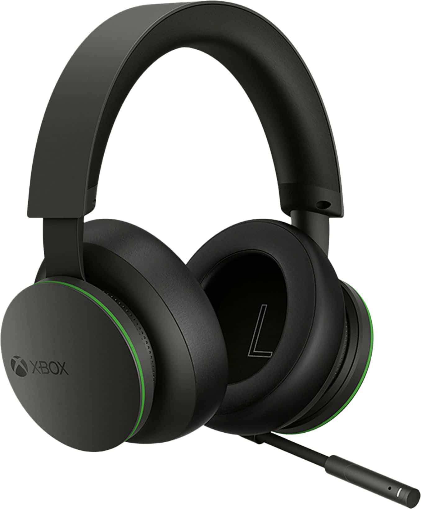 Front. Microsoft - Xbox Wireless Gaming Headset for Xbox Series X|S, Xbox One, and Windows 10|11 - Black.