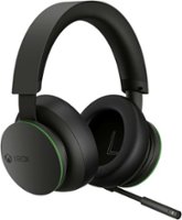 Microsoft - Xbox Wireless Gaming Headset for Xbox Series X|S, Xbox One, and Windows 10|11 - Black - Front_Zoom