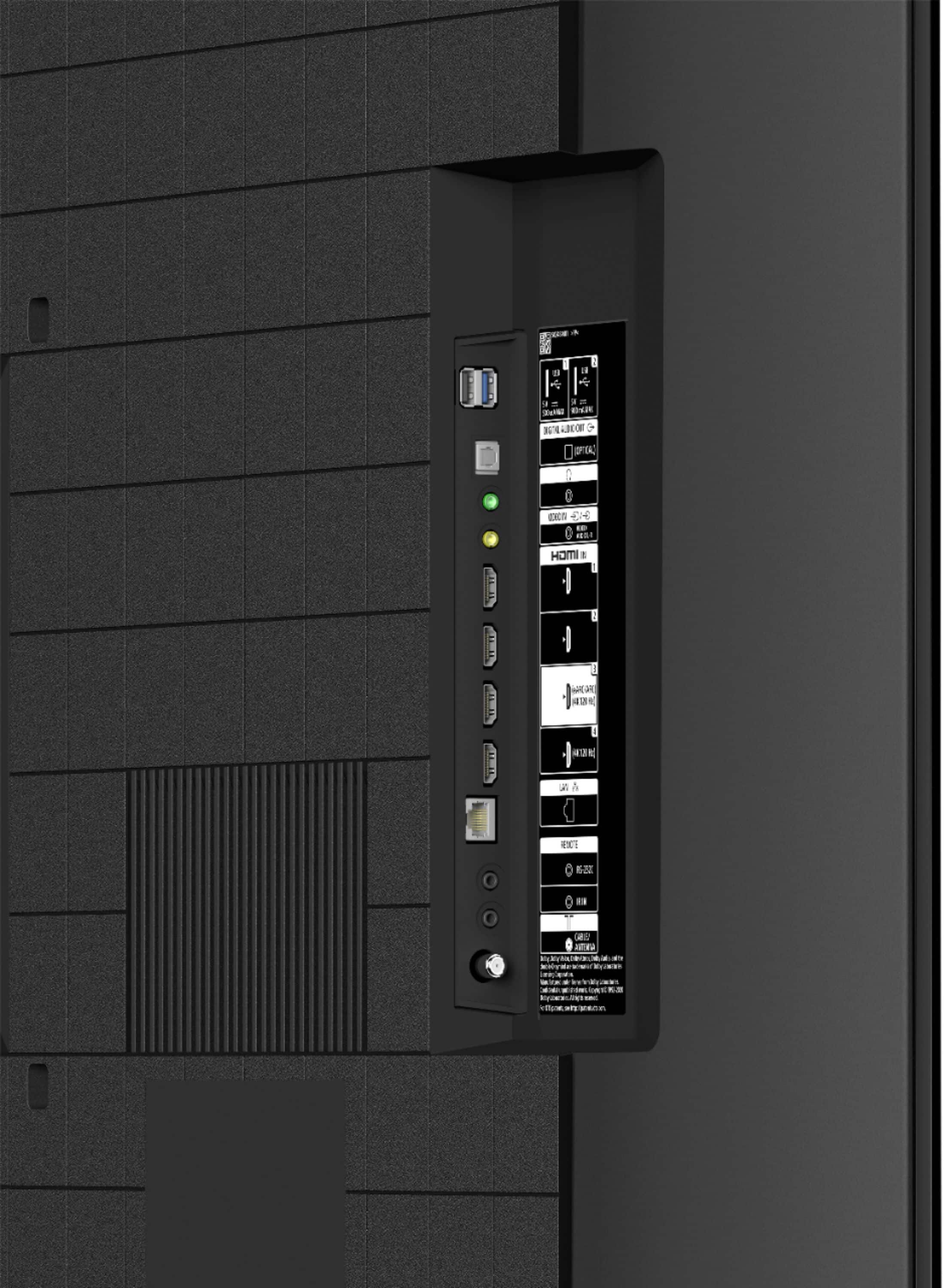 Alt View 15. Sony - 55" Class BRAVIA XR X90J Series LED 4K UHD Smart Google TV - Black.